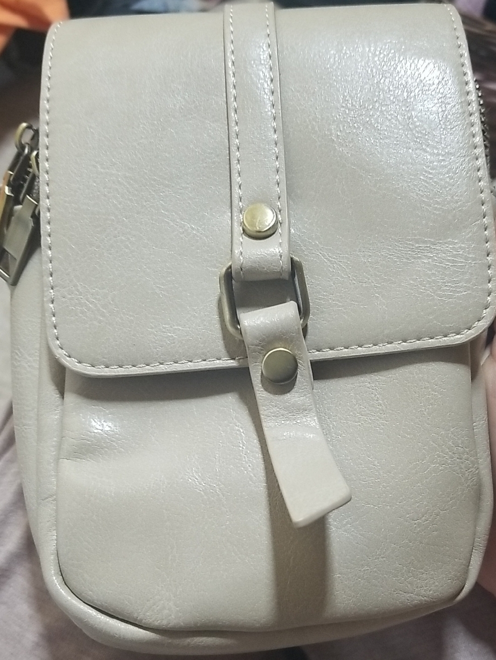 Antik Kraft Small Crossbody Bag in Light Gray